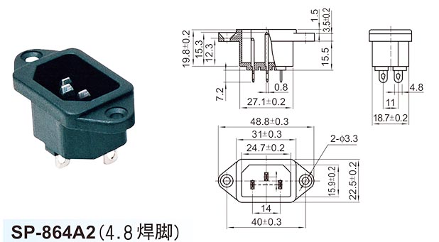 SP-864A2(4.8Welding feet)